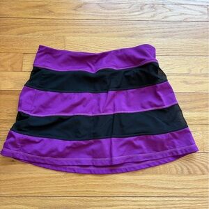 Fila Purple and Black Skort